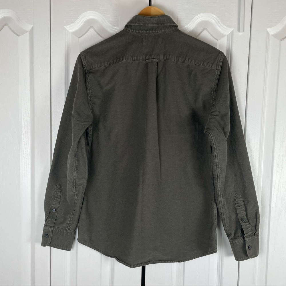 Everlane Oxford Poplin Button Up Long Sleeve Shirt Men’s M Green Classic Cotton - Picture 6 of 13